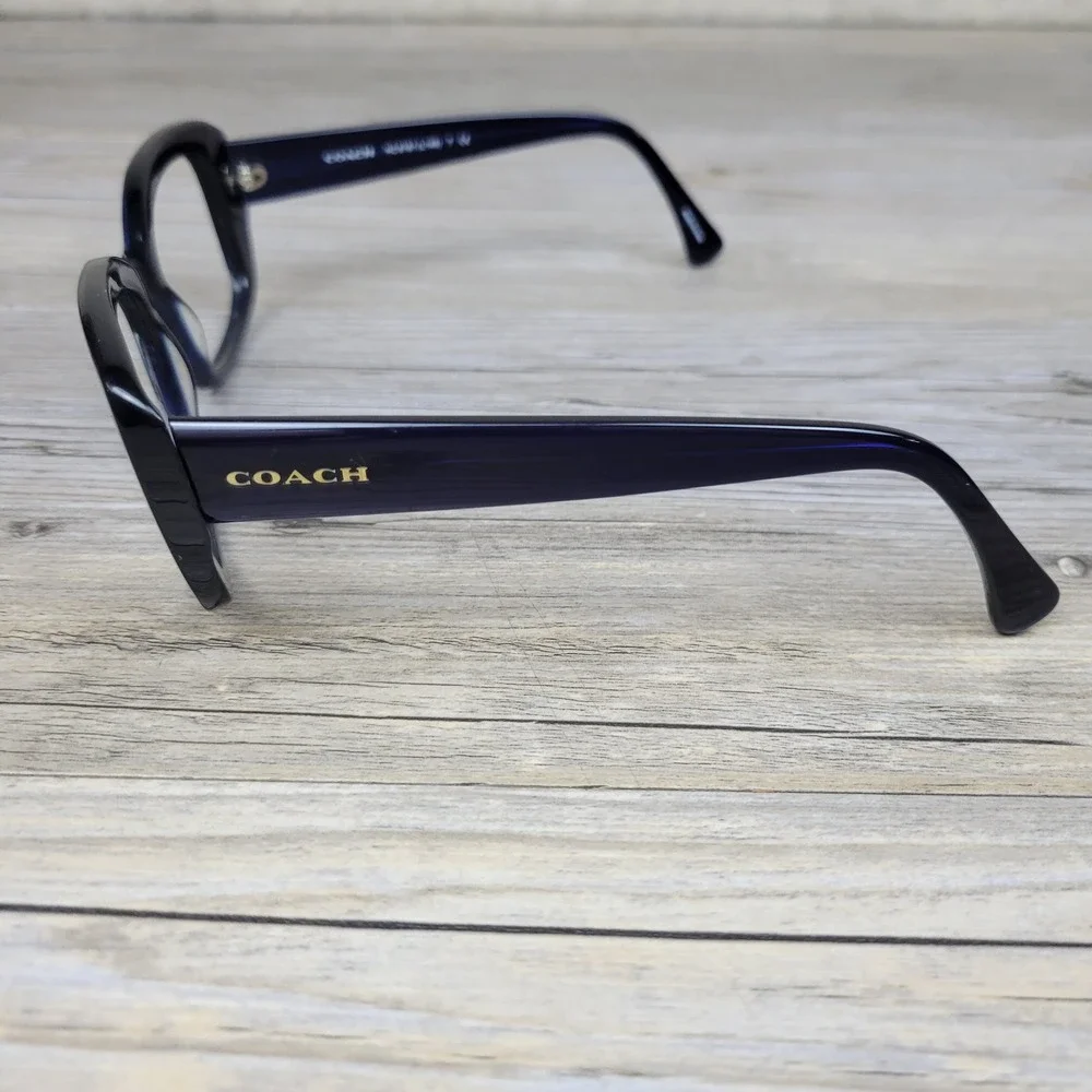 Coach Eyeglass Frames HC 8161 L146 51104L Navy Signature C Logo Womens 55-18-135